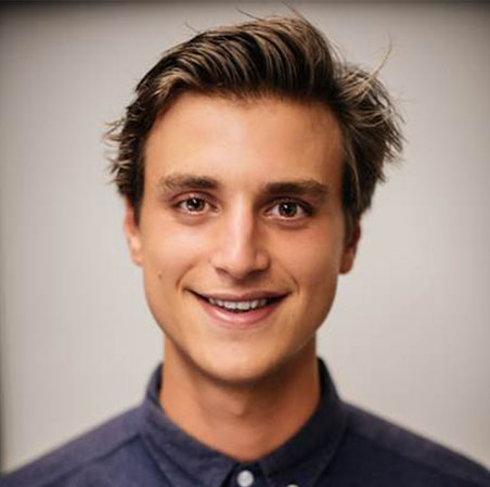 Ralph Petes-Toussaint: Manager and team member, graduate from EPHEC